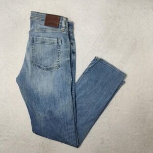 Revtown Jeans Mens 32x30 Blue Slim Light Wash Decade Denim Sharp Stretch